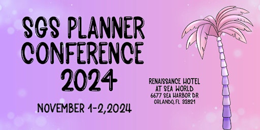SGS Planner Conference 2024 primary image