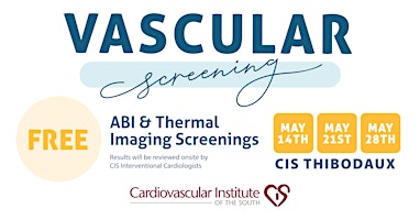 Primaire afbeelding van CIS Thibodaux: Free Vascular Screenings