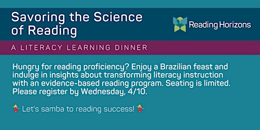 Literacy Learning Dinner primary image