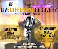 LiveDifferent Recovery Sober Open Mic primary image
