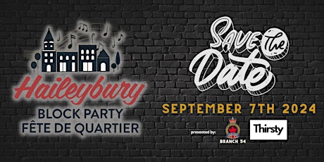 Haileybury Block Party 2024 - Sat Sept 7th