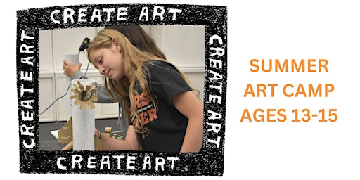 Teen Session MORNING 3-D ART: July 12, 19, 26 & Aug 2 (Art Camp) primary image