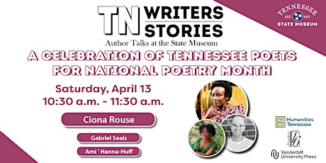 A Celebration of Tennessee Poets for National Poetry Month