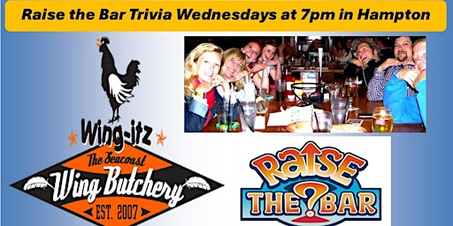 Raise the Bar Trivia Wednesdays at Wing-Itz in Hampton NH  primärbild