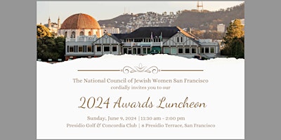 Imagem principal do evento 2024 NCJW Awards Luncheon & Benefit