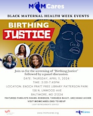 Birthing Justice Screening and Panel Discussion