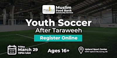 Imagen principal de Muslim Food Bank Youth Soccer - Boys Night