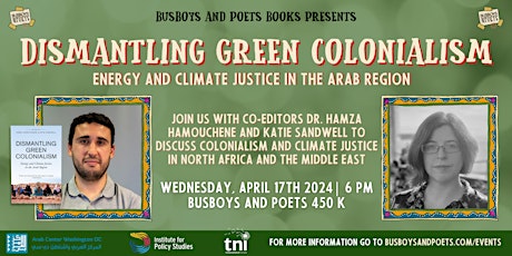 Imagem principal do evento DISMANTLING GREEN COLONIALISM | A Busboys and Poets Books Presentation