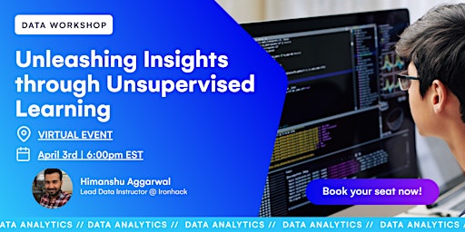 Hauptbild für [MIAMI] Data Analytics: Unleashing Insights through Unsupervised Learning