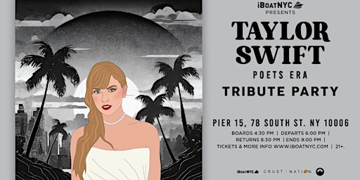 Taylor Swift Tribute Sunset Boat Cruise: Poet's Era