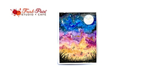 Imagem principal do evento In-Studio Watercolour Paint Night - Summer Galaxy Sky