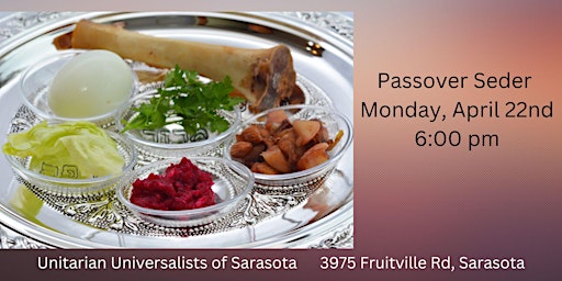 Hauptbild für Multi-Generational Passover Seder- Monday, April 22, 2024 at 6pm.