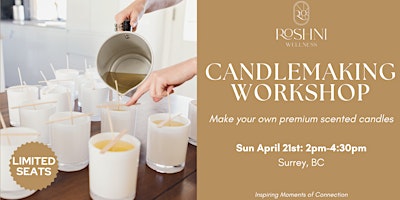 Imagen principal de Candle Making Workshop: Make Your Own Premium Scented Candles