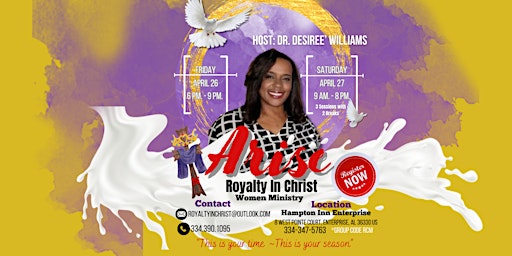 ARISE  Royalty In Christ Women Ministry primary image