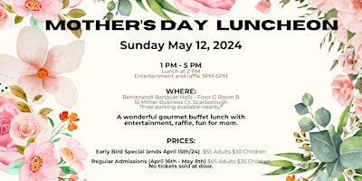 Image principale de MOTHER’S DAY LUNCHEON