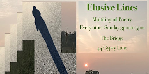ELUSIVE LINES  -Multilingual Poetry Reading Open Mic (Hybrid event) primary image
