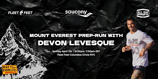 Sunset Everest Prep Run With Devon Levesque & Saucony primary image