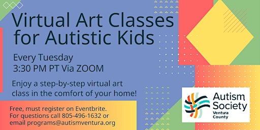 Hauptbild für Virtual Art Class for Autistic Kids