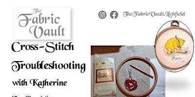 Imagem principal do evento Sewing lessons - Cross-Stitch Troubleshooting