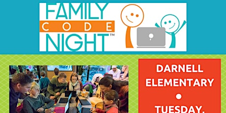 Family Coding Night Sept. 2019 at Darnell Elementary presented by TechBrainiacs primary image