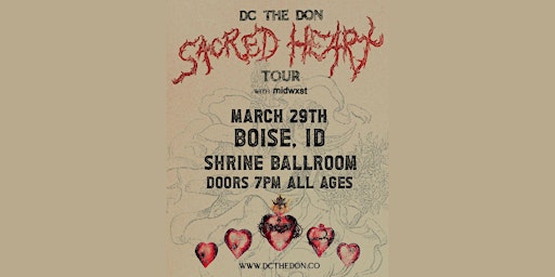 Immagine principale di DC The Don - Sacred Heart Tour + Midwxst 