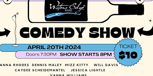 Imagen principal de Water's Edge Winery Comedy Show