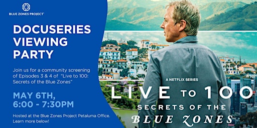 Blue Zones Project Petaluma Movie Night  primärbild