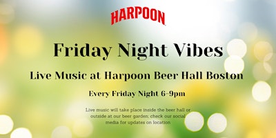 Imagen principal de Live Music at Harpoon Brewery