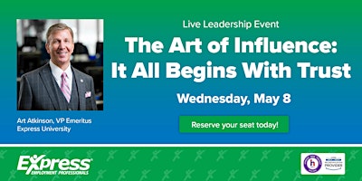 Imagem principal do evento The Art of Influence: It All Begins With Trust