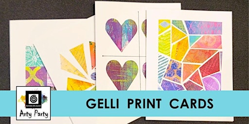 Imagem principal do evento ARTY PARTY: Gelli Print Cards