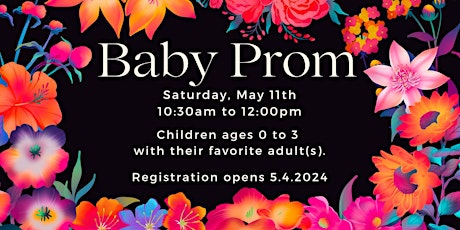 Baby Prom at the Southington Public Library