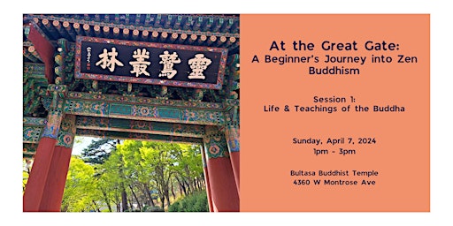 Hauptbild für At the Great Gate: A Beginner’s Journey into Zen Buddhism