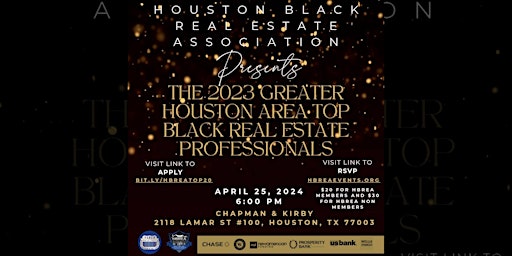 Primaire afbeelding van The 2023 Greater Houston Area Top Black Real Estate Professionals