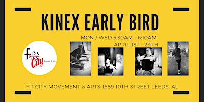 Hauptbild für 5:30 AM  APRIL KINEX (Kinesis Express)  Workout at Fit City Movement & Arts