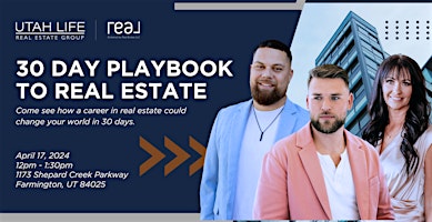 30 Day Playbook to a Real Estate Career primary image
