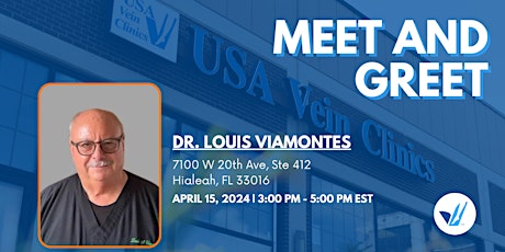 Exclusive Meet & Greet with Our Vein Specialist!