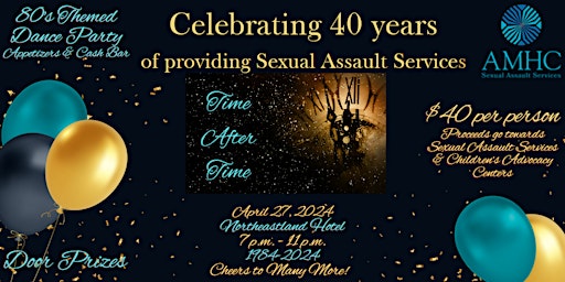 Hauptbild für AMHC Sexual Assault Services is Celebrating 40 years of service