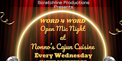 Imagen principal de WORD 4 WORD OPEN MIC EVENT