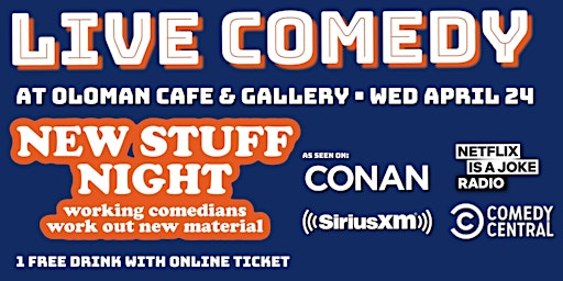 Primaire afbeelding van Live Comedy at Oloman Cafe