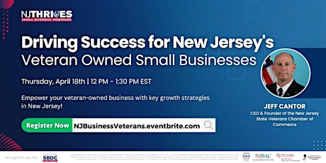 Imagen principal de Driving Success for New Jersey's Veteran Owned Small Businesses