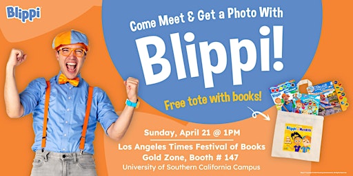 Imagem principal de Come Meet & Get a Photo With Blippi!
