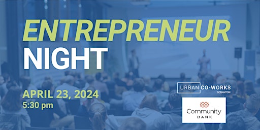 Entrepreneur Night at Urban Co-Works primary image