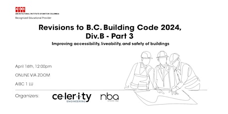 Revisions to the 2024 British Columbia Building Code, Division B - Part 3