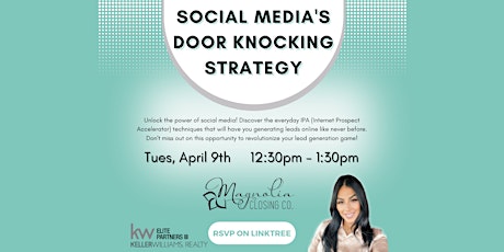 ((KW Clermont)) Social Media's Door Knocking Strategy