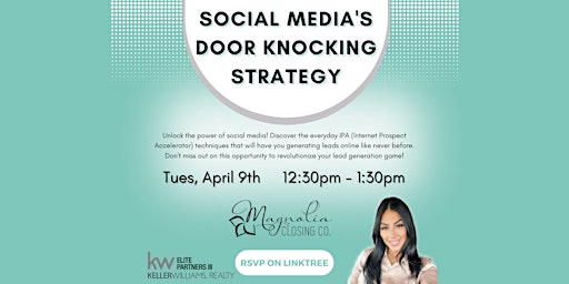 Imagem principal do evento ((KW Clermont)) Social Media's Door Knocking Strategy