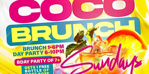 Coco Brunch at Coco la Reve  #BrunchAndParty
