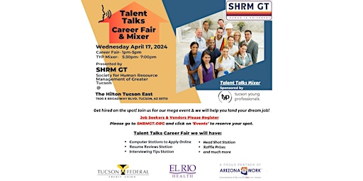 Talent Talks Career Fair & Mixer primary image