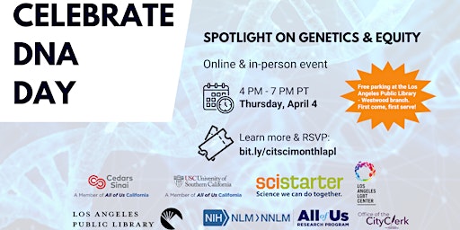 Hauptbild für Celebrate DNA Day: Spotlight on Genetics and Equity