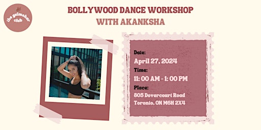 Immagine principale di Bollywood Dance Workshop and Social for South Asian Women in Toronto 