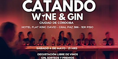 Imagem principal do evento CATANDO WINE AND GIN (CIUDAD DE CORDOBA)